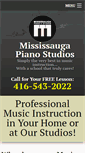 Mobile Screenshot of mississaugapianostudios.com